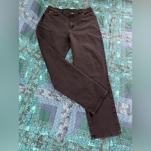 Lee Riders Black High Waist Jeans Women's Size 14 Med